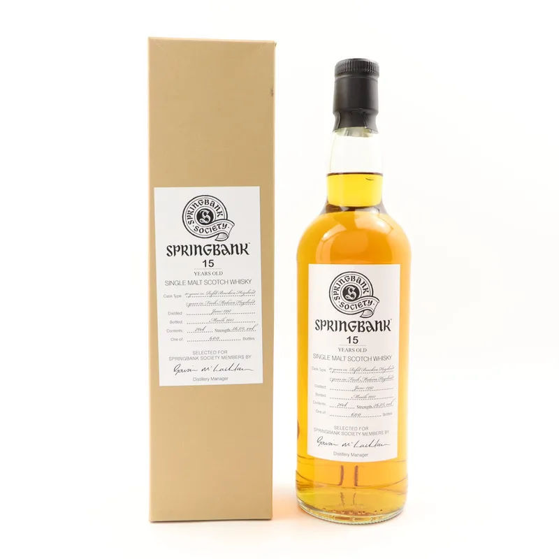 Springbank – 1997 15 Year Old Society Bottling (70cl, 56.5%)