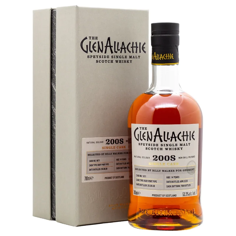 Glenallachie – Aged 14 Years 2008/2023 Cask 1871 Germany Exclusive (70cl, 53.3%)