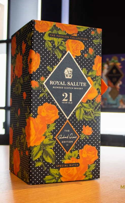 Chivas Regal Royal Salute 21 Years The Richard Quinn 2nd Edition Orange Roses (70cl)