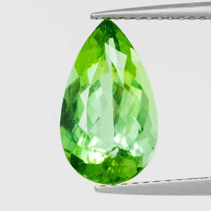 1 pcs Green Tourmaline paraiba - 3.06 ct - International Colored Gemstone Association (ICA GemLab) - Copper-Bearing-Top-Grade