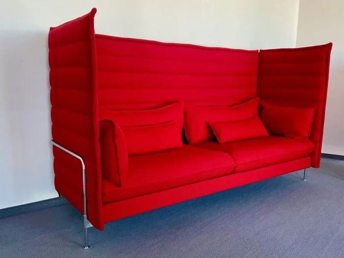 Vitra - Ronan Bouroullec, Erwan Bouroullec - Sofa - Alcove Highback 3-Seater - Textile