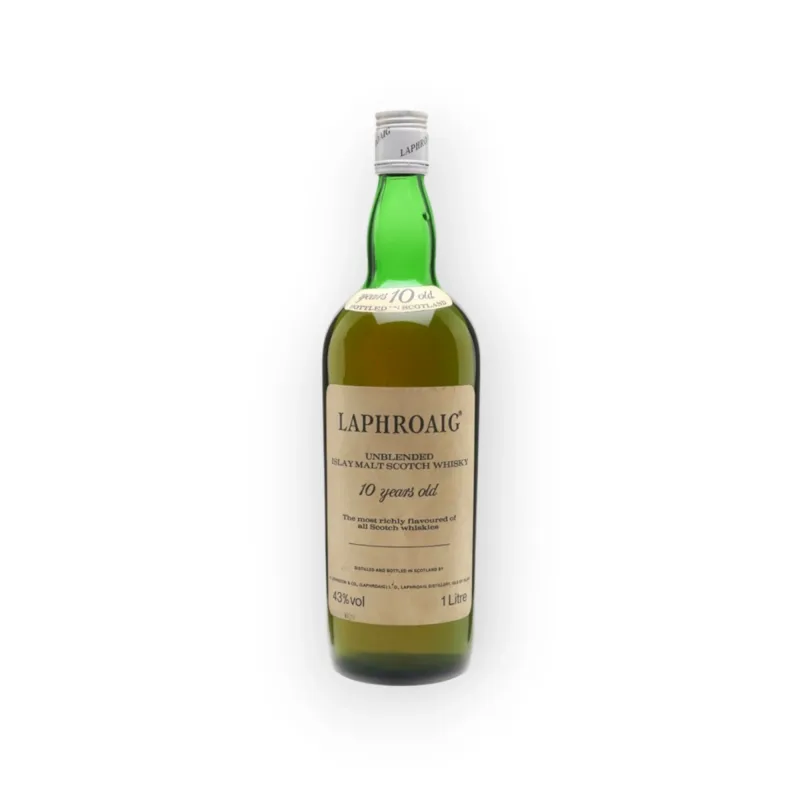 Laphroaig – 10 Year Old Unblended 1980s 1 Litre (1L, 43%)