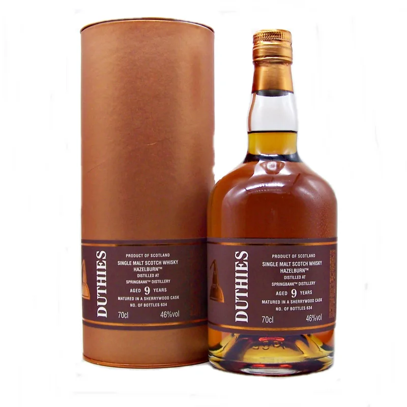 Hazelburn 9 Year Old Duthies Sherry Cask