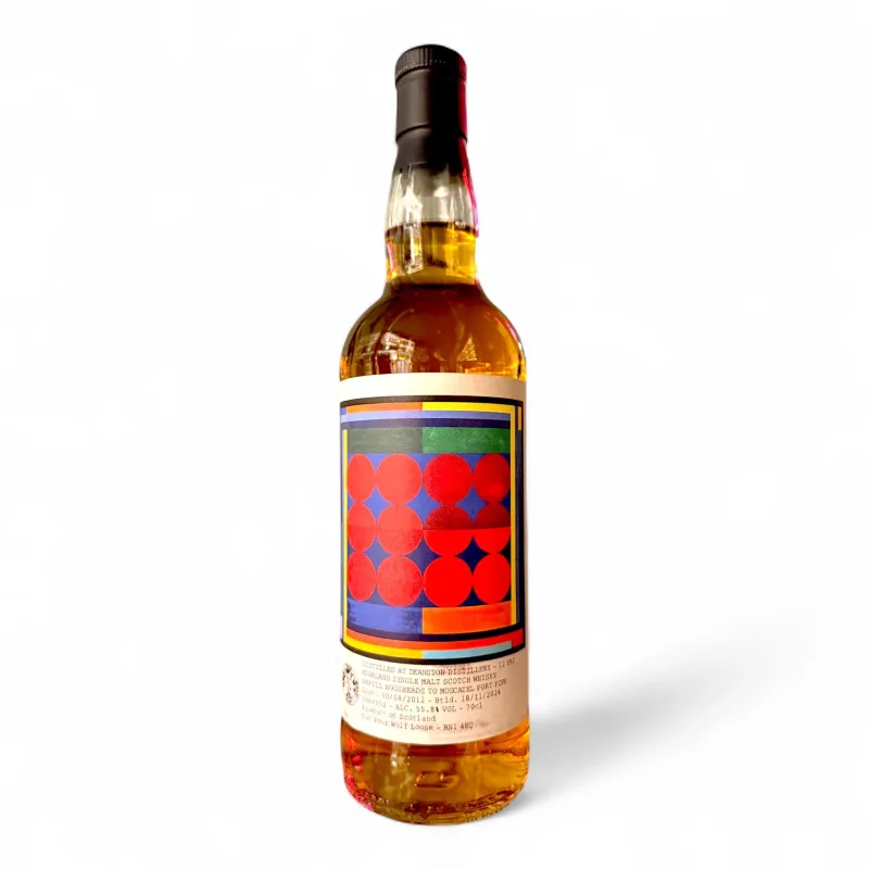 Deanston – 12 Year Old 2012 Cut Your Wolf Loose Moscatel Port Pipe Finished Single Cask Highland Single Malt Scotch Whisky (2025) (70cl, 55.8%)