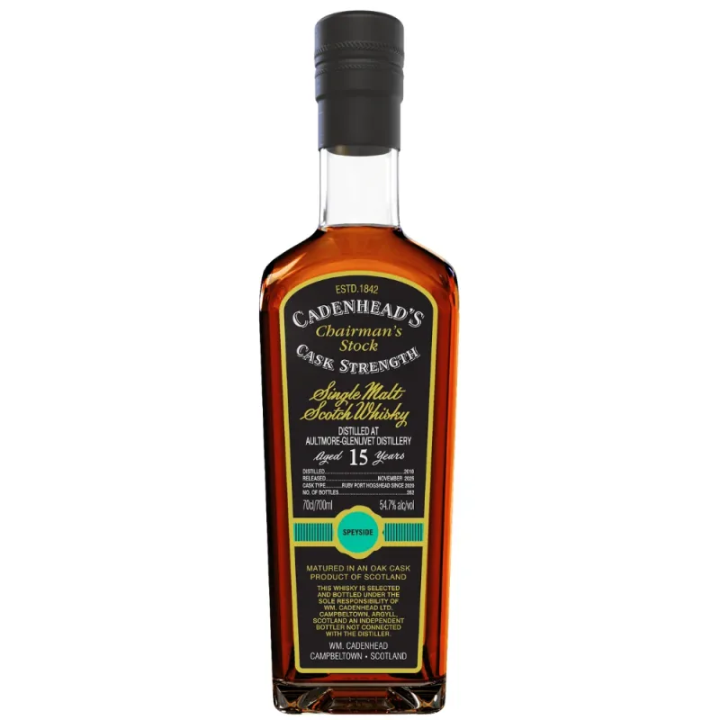 Aultmore-Glenlivet 15 Year Old 2010/2025 Cadenhead's Chairman's Stock