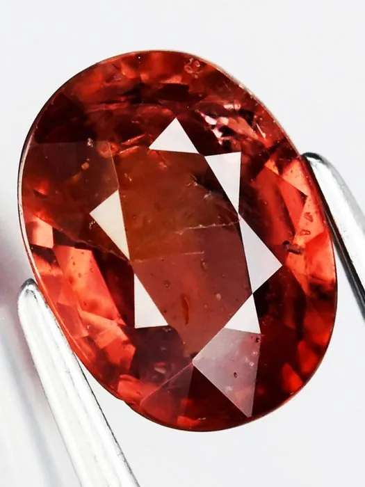1 pcs Orange, Pink Sapphire - 1.62 ct - Antwerp Laboratory for Gemstone Testing (ALGT)