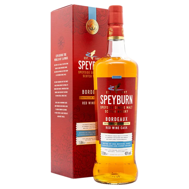 Speyburn – Bordeaux Red Wine Cask Travel Exclusive (1L, 40%)