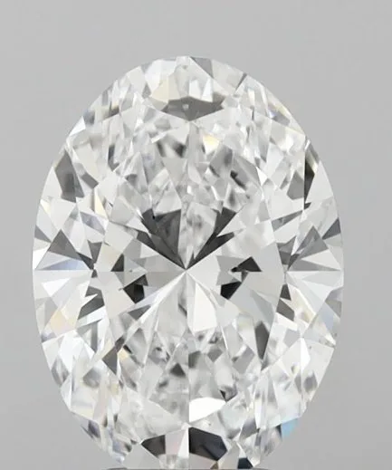 1 pcs Diamond (Lab-grown) - 4.00 ct - Oval - D (colourless) - VS1 - International Gemological Institute (IGI)