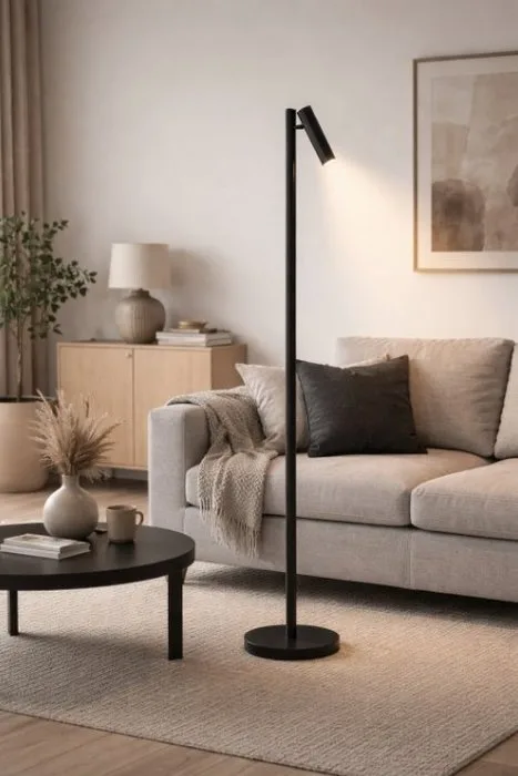 Trio - Floor lamp - Rechargeable - Steel