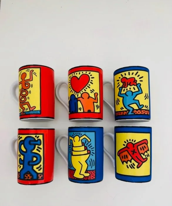 Keith Haring - Mug (6) - Porcelain - unique, iconic Pop Art