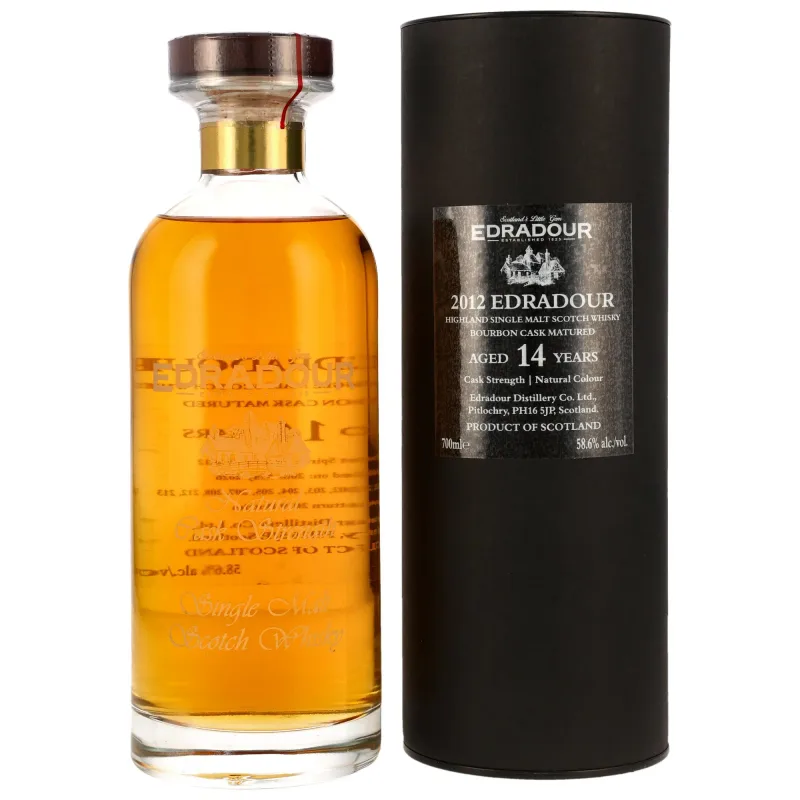 Edradour – 2012 14 Year Old Natural Cask Strength Bourbon Casks #203-205, 207, 208, 212, 213