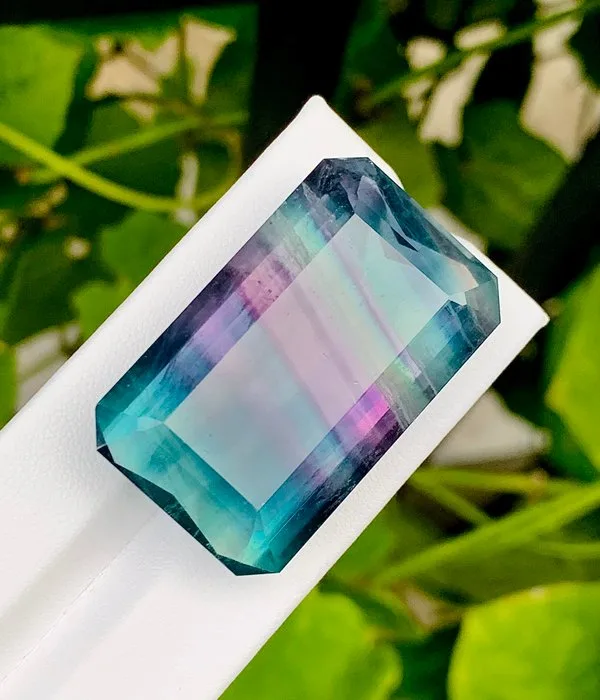 Multicolour Fluorite - 124.01 ct - International Colored Gemstone Association (ICA GemLab) - Natural Colorful Fluorite