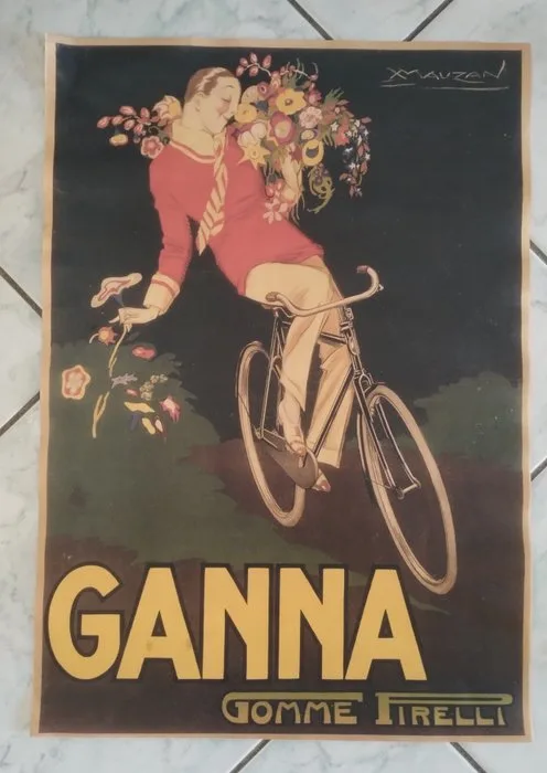 Achille Luciano Mauzan - Ganna/Gomme Pirelli - 1970s