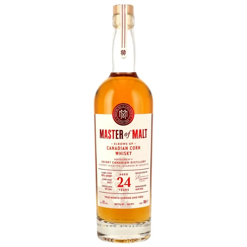 Secret Canadian Distillery 24 Year Old 2001/2026 Refill Sherry Butt (70cl, 67%)