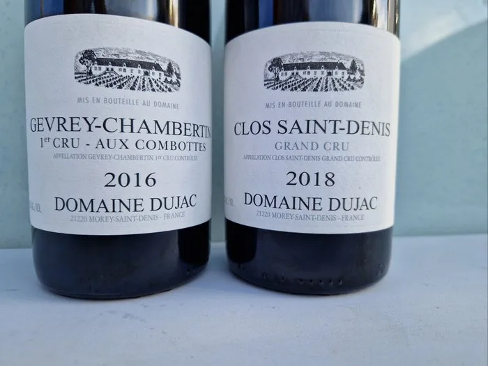 2016 Domaine Dujac, Gevrey-Chambertin 1° Cru "Aux Combottes" & 2018 Clos Saint-Denis Grand Cru - Burgundy - 2 Bottles (0.75L)