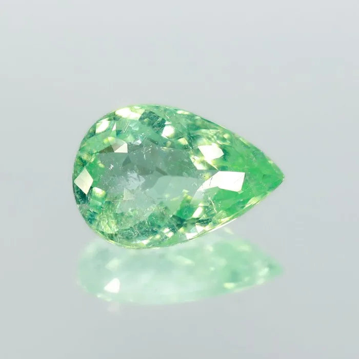 1 pcs Green, Blue Tourmaline paraiba - 8.35 ct - International Colored Gemstone Association (ICA GemLab) - Natural Elbaite