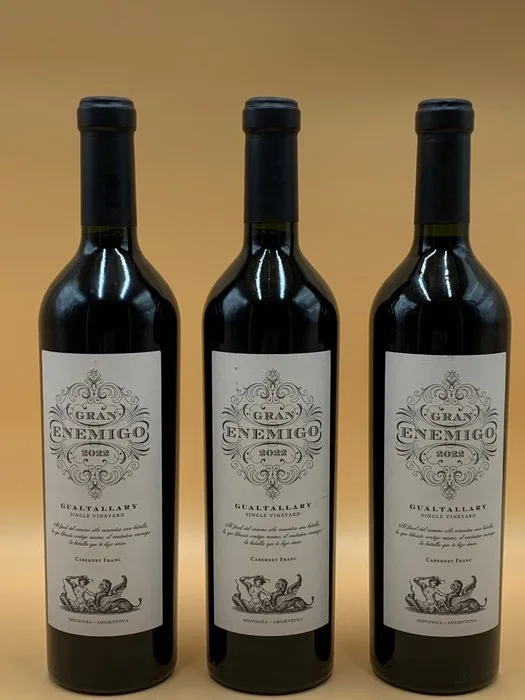 2022 Gran Enemigo, Gualtallary - Tupungato - 3 Bottles (0.75L)
