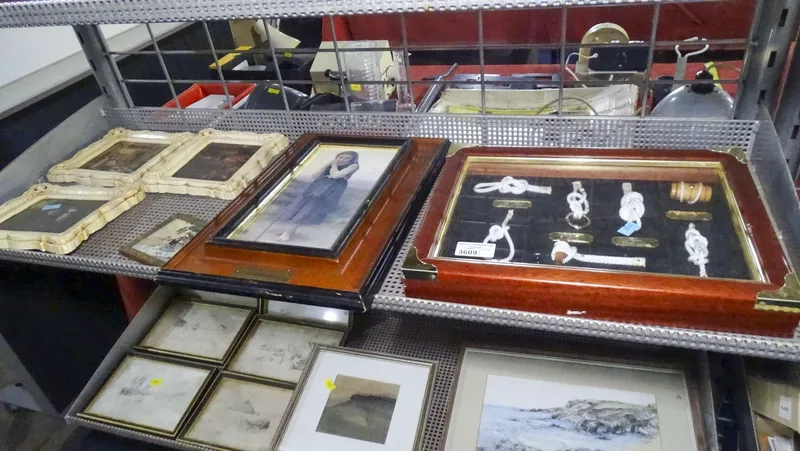 A Collection of six framed pictures. To include some mounted