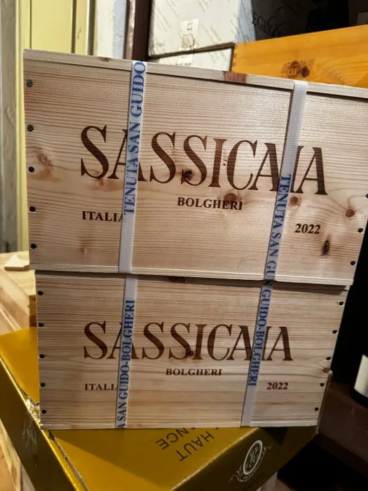 2022 Tenuta San Guido, Sassicaia - Bolgheri - 12 Bottles (0.75L)