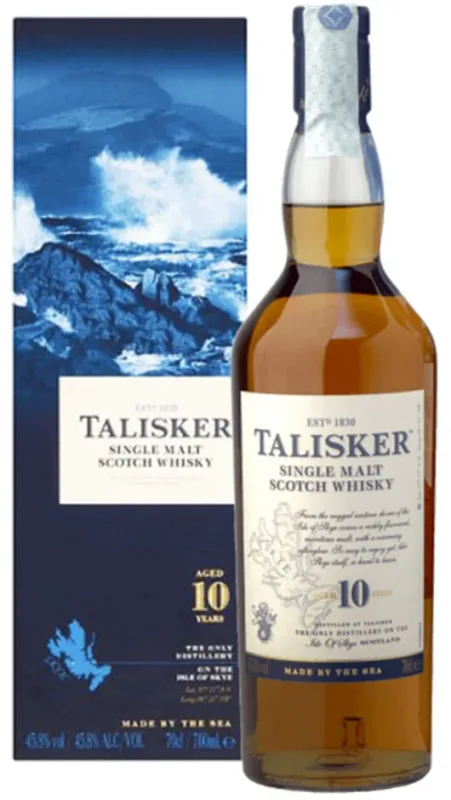 Talisker – 10 Years Old Single Malt Scotch Whisky (70cl)