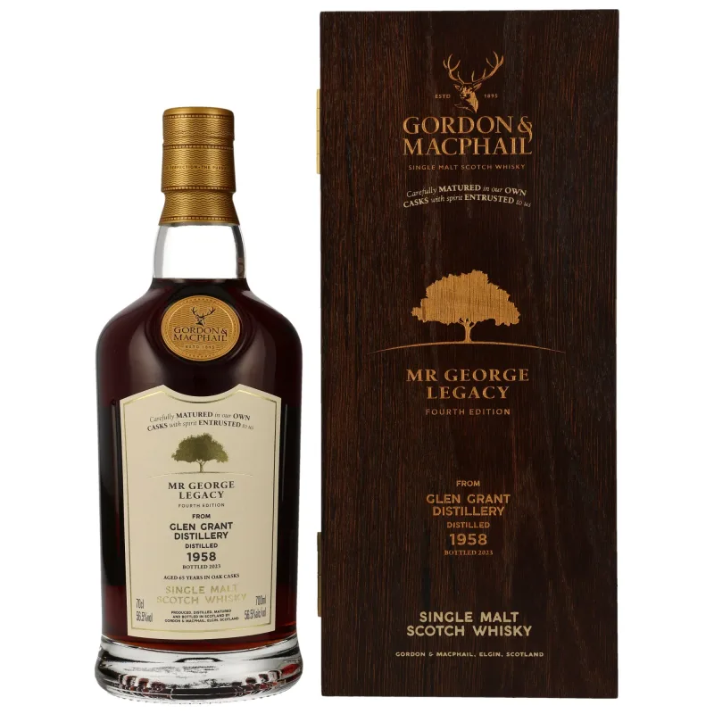 Glen Grant – 1958/2023 65 Year Old Cask #3818 Mr George Legacy