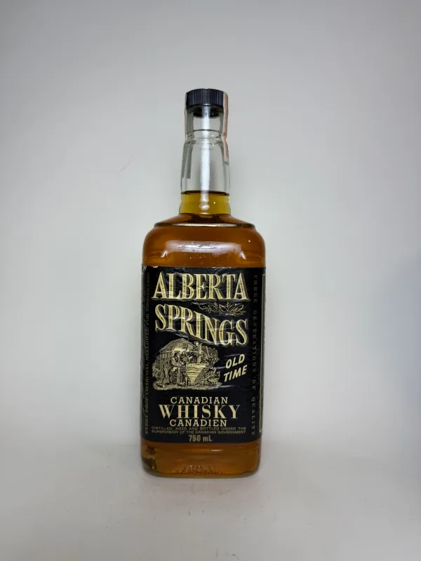 Alberta Springs Old Time Blended Canadian Whisky Distilled 1981