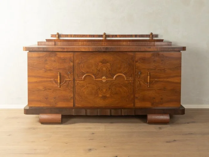 Sideboard - Burr walnut - 1920s Art Déco Sideboard