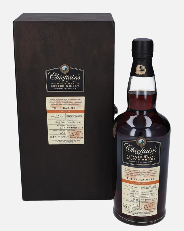 Chieftain's – The Cigar Malt 1997 22 Year Old Ian Macleod Distillers Limited Edition Collection