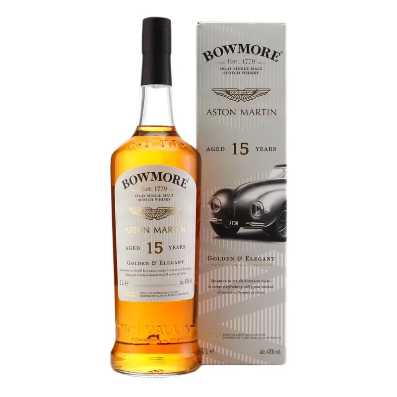 Bowmore – 15 Year Old Golden & Elegant - Aston Martin Edition 2 Litre
