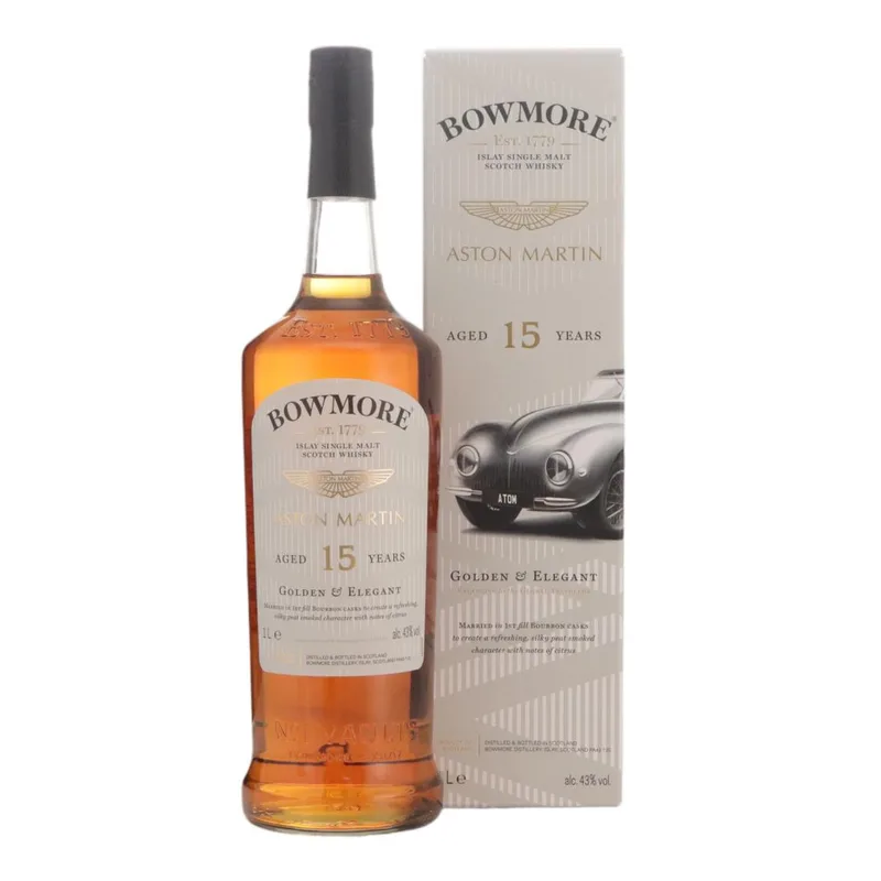 Bowmore – 15 Year Old Golden & Elegant - Aston Martin Edition 2 Litre