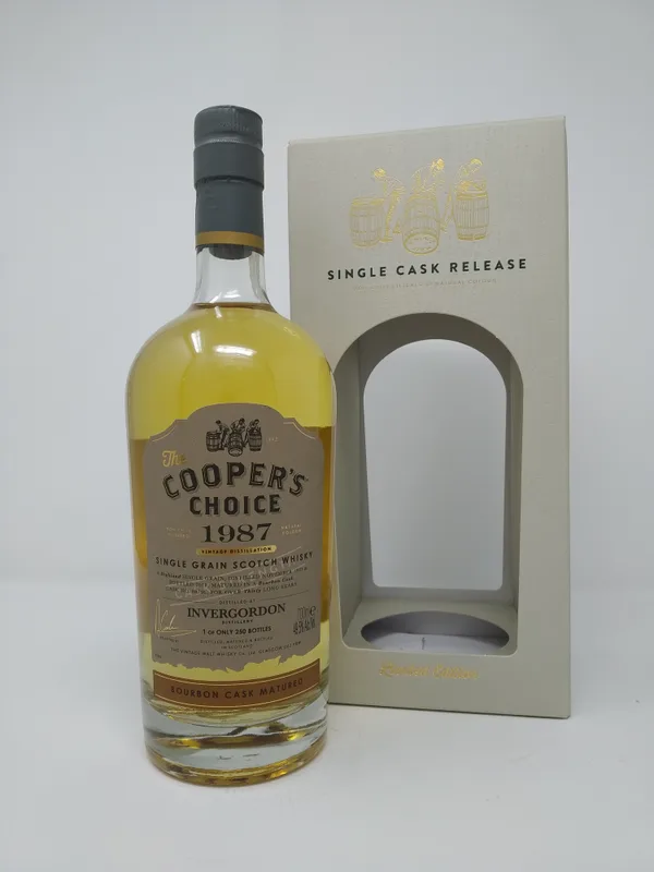 Invergordon – 30 Year Old 1987 Single Bourbon Cask #88796 The Cooper's Choice (70cl)