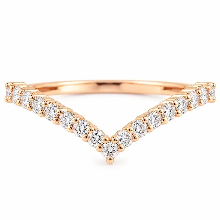 Ring - 14 kt. Yellow gold - 0.43ct. tw. Diamond (Natural)