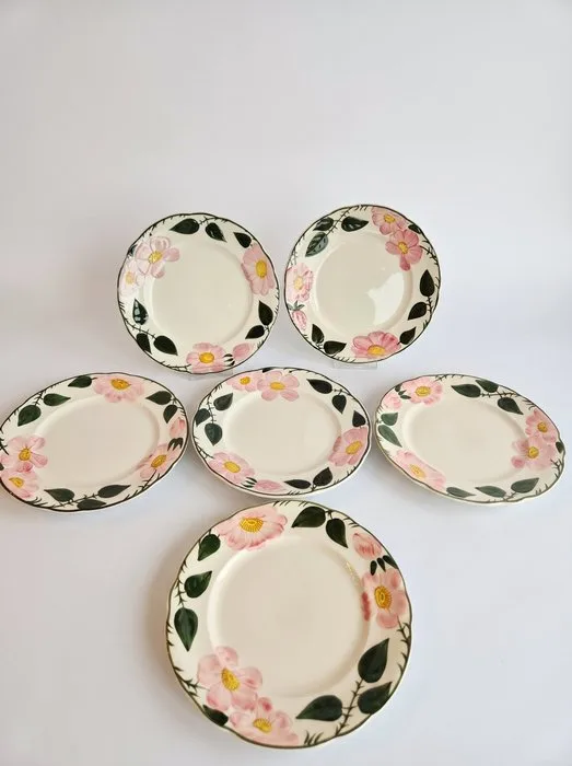 Villeroy & Boch - Plate (6) - Wild-Rose, Wildrose - Porcelain - Dessert plate, first choice!