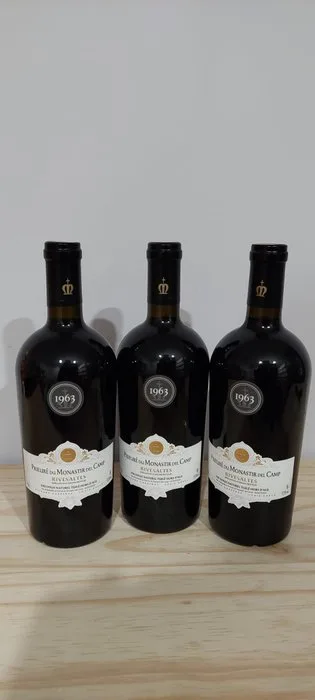1963 Château le Prieuré du Monastir Del Camp - Rivesaltes - 3 Bottles (0.75L)