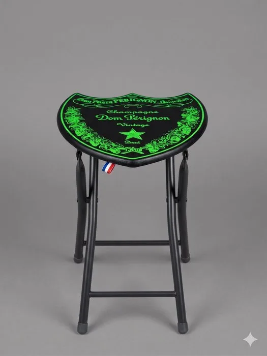 Dom Perignon Champagne Chair – Unique Collector’s Piece - Bench - Wood, Plastic