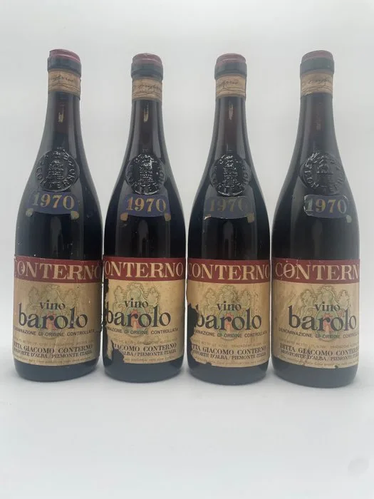 1970 Giacomo Conterno - Barolo - 4 Bottles (0.72L)