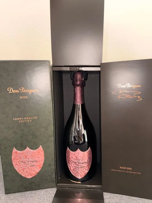 2006 Dom Pérignon, Lenny Kravitz Limited Edition Rosé - Champagne Rosé - 1 Bottle (0.75L)