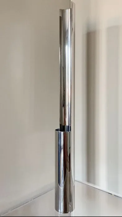 Alessi - Martì Guixé - Vase - MGU03 Flower vase tube - Stainless steel