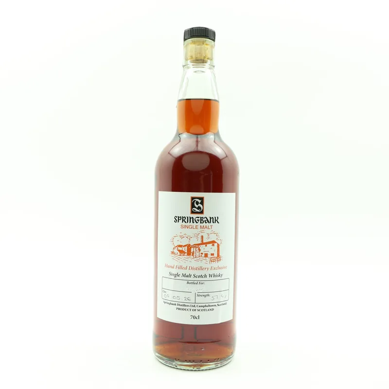Springbank – Hand Filled Distillery Exclusive (70cl, 57.9%)
