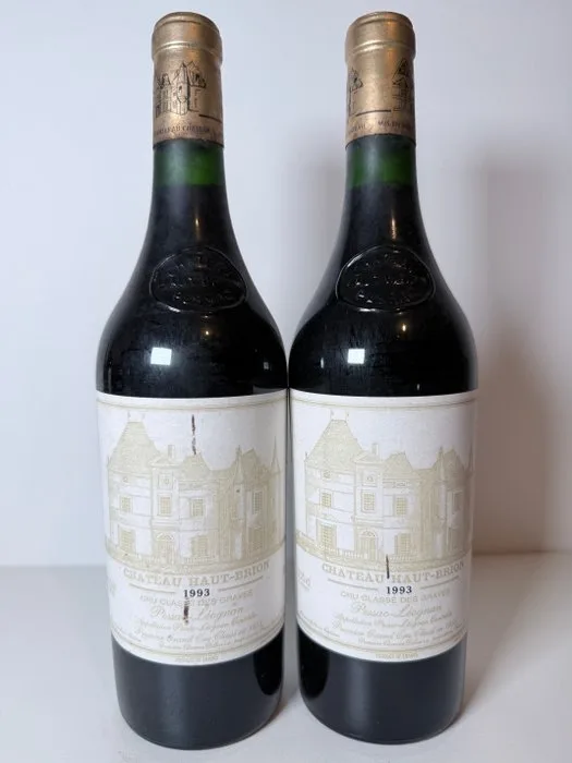 1993 Château Haut-Brion - Pessac-Léognan Cru Classé des Graves - 2 Bottles (0.75L)