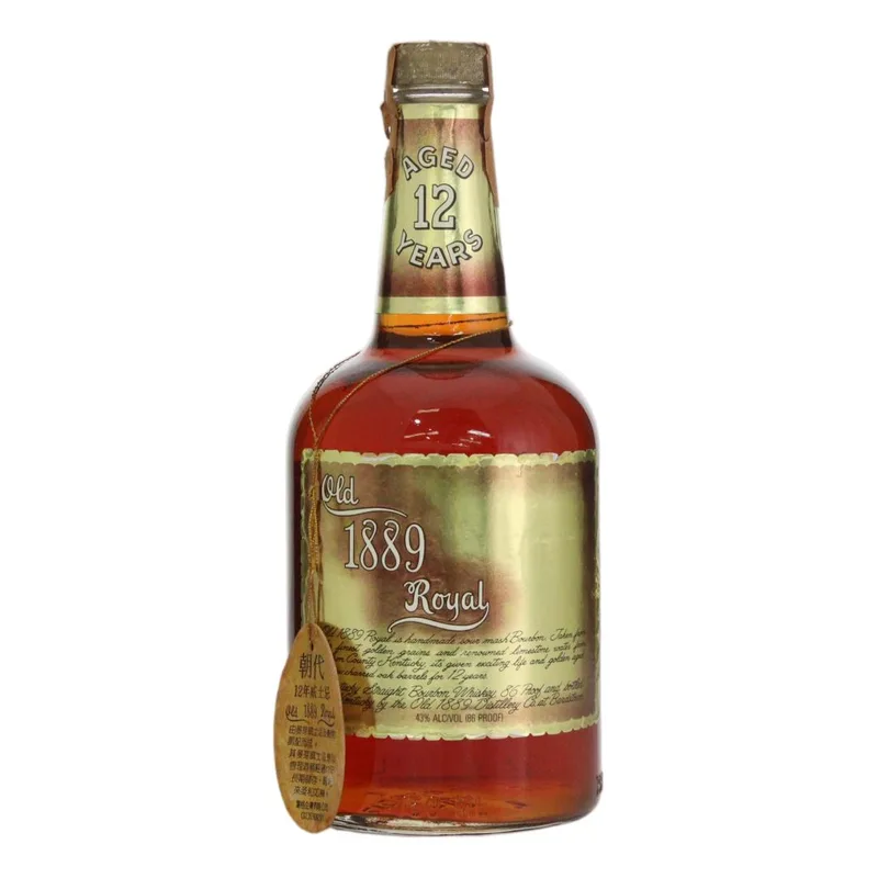 Old 1889 Royal 12 Year Old Kentucky Straight Bourbon 1991