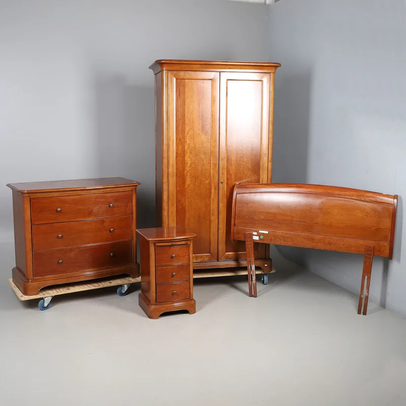 A Willis & Gambier Cherrywood Bedroom Suite
