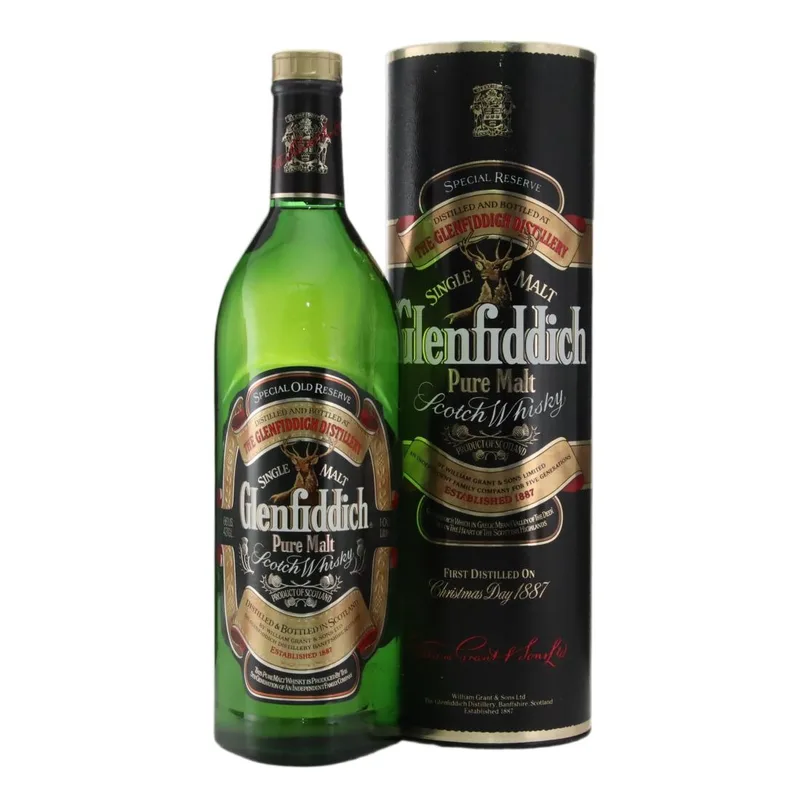 Glenfiddich – Pure Malt 1 Litre 1980s (1 Litre, 86.00%)