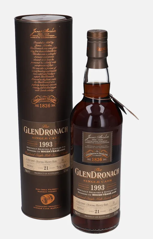 Glendronach – 1993 21 Year Old Single Cask (70cl, 52.1%)