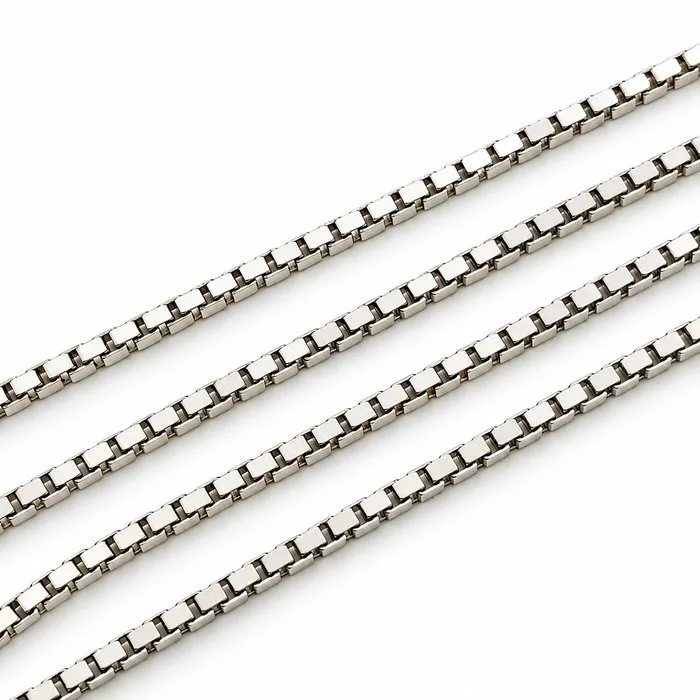 UnoAErre - Necklace - 18 kt. White gold - Made in Italy - Handmade