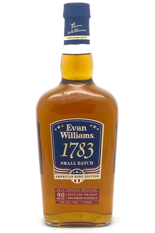 Evan Williams 1783 American Hero Annual Release 2023 Small Batch Bourbon