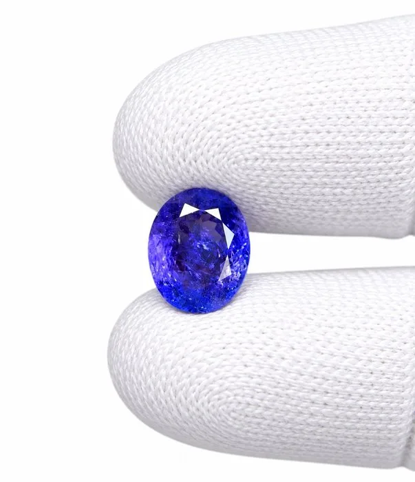 1 pcs Tanzanite - 6.18 ct - International Gemological Institute (IGI) - AAA+ TANZANITE