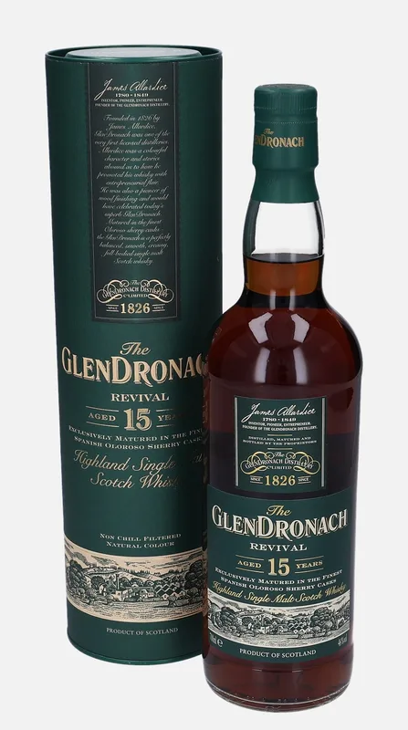 Glendronach – Revival 15 Year Old (70cl, 46%)