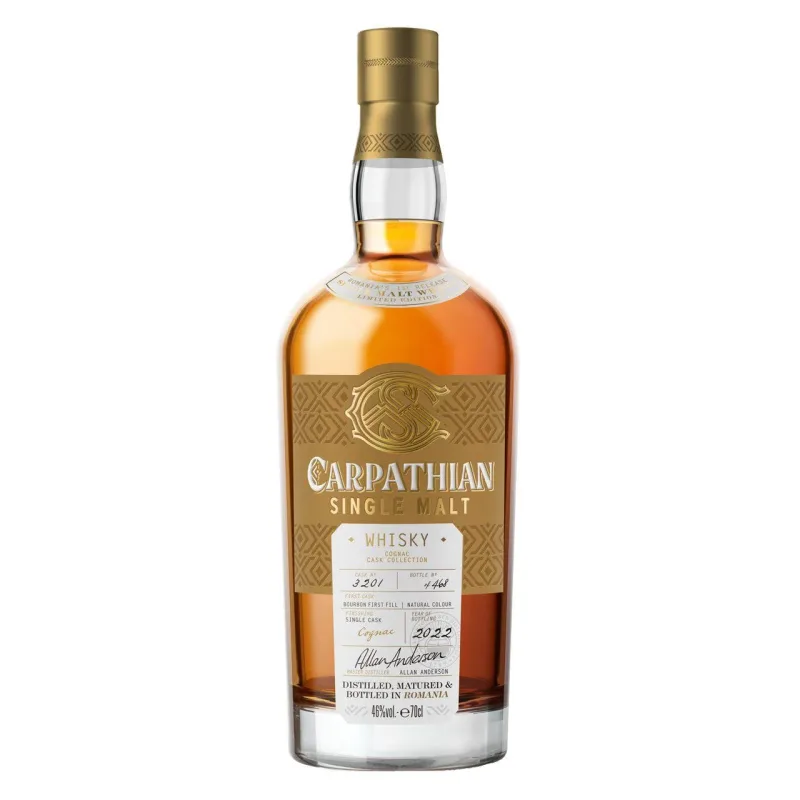 Carpathian Cognac Cask Finish Single 1st Fill Bourbon Cask #3852 (70cl, 46%)