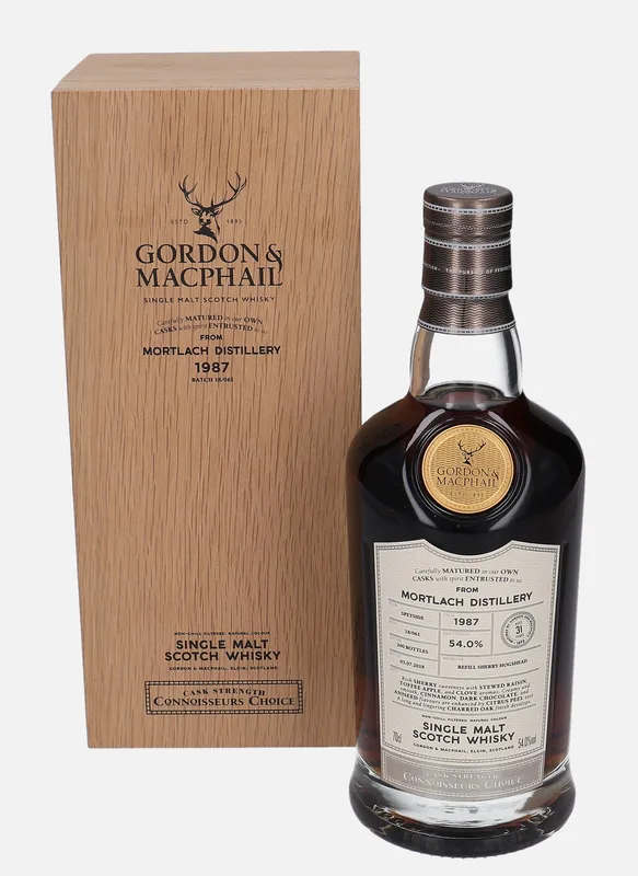 Mortlach – 1987 31 Year Old Gordon & MacPhail Cask Strength Connoisseurs Choice Batch 18/061 (70cl, 54%)